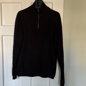Cherokee Men's Black Zip-Up Sweater size M